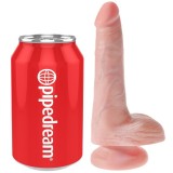King Cock-Pipedreams King Cock Penis Realist cu Testicule 13.5 cm