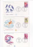 FILATELIE TEMATICA - LOT PLICURI FRANTA TEMATICA JOCURILE OLIMPICE FDC