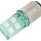 Lampă LED verde 24V BA15D