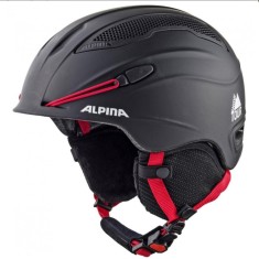 Cască de schi Alpina SNOW TOUR (55-59) black-red matt