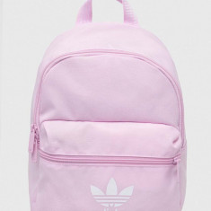 adidas Originals rucsac culoarea roz, mic, cu imprimeu