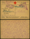 Russia WWI 1917 POW Rare Postcard Stationery Irkutsk to Austria - Censor DB.478