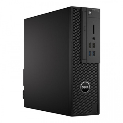 Workstation Second Hand Dell Precision 3420 SFF, Intel Core i7-6700 3.40 - 4.00GHz, 16GB DDR4, 256GB NVMe SSD + 2TB HDD SATA, AMD FirePro W2100/2GB, D foto