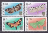 Tuvalu 1980 fauna fluturi MI 125-128 MNH