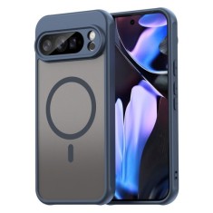 Husa pentru Google Pixel 10 Pro, Matte, compatibila cu MagSafe, Protectie 360, Anti-Soc, Albastru