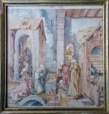 Cumpara ieftin Albrecht D&uuml;rer-Nașterea Domnului cu magi (1508), reproducere &icirc;nrămată