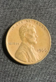 Moneda Ine Cent 1966 USA, America de Nord