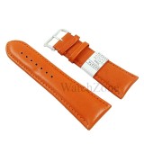 Curea Ceas Piele Portocalie NAGATA: 10mm, 12mm, 14mm, 16mm, 18mm, 20mm, 22mm, 24mm, 26mm, 28mm, 30mm
