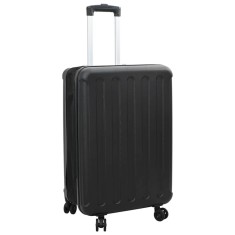 vidaXL Valiză cu blocare Negru 34 x 23 x 55.5 cm Plastic ABS 42006226