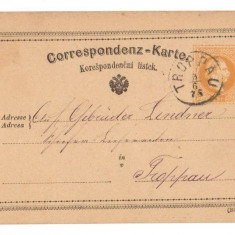 Austria 1875 Postal History Rare Postcard Correspondenz karte Bohemia D.146