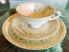 Set - mic dejun / ceai / cafea - Zeh Scherzer - 1974 - 1 persoana - poleit cu aur 24K, Decorative