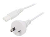 Cablu Alimentare 2x0.75mm2 5m Alb