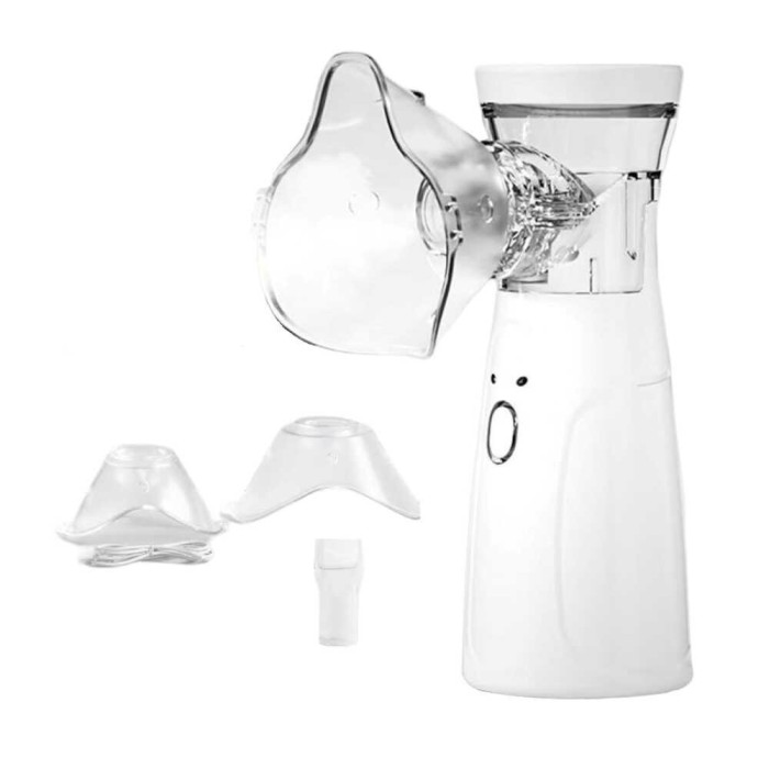 Aparat aerosoli, nebulizator, portabil, ultrasonic pe acumulator, accesorii pentru copii, femei si barbati