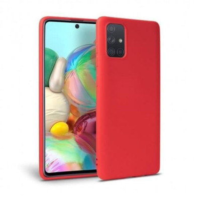 Husa telefon silicon Samsung Galaxy A31 a315 matte red foto