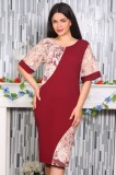 Rochie de ocazie Feliz Marsala - 44Marimea