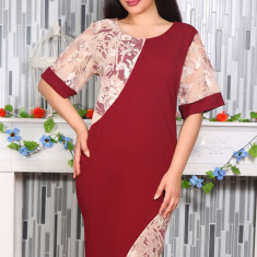 Rochie de ocazie Feliz Marsala - 44Marimea