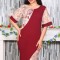 Rochie de ocazie Feliz Marsala - 44Marimea