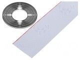 Cablu Bandă 1,27mm Cu 9x26AWG PVC 100FT