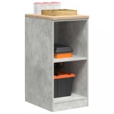 VidaXL Dulap depozitare garaj Beton Gri 40x51x85 cm lemn masiv de pin