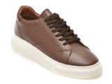 Pantofi sport LOST maro, LST107, din piele naturala