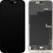 Display cu Touchscreen MP compatibil cu Apple iPhone 15 Pro Max, cu Rama, Versiune Soft OLED 120Hz FHD Diagnostic, Negru