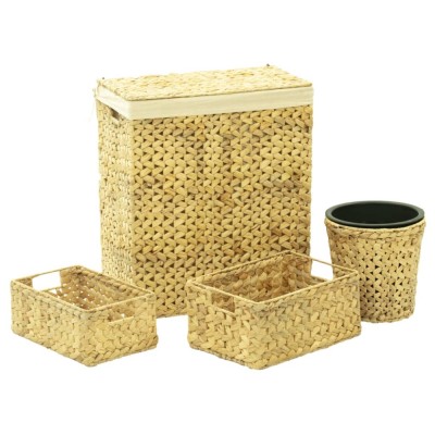 Set accesorii de baie, 4 piese, zambilă de apă foto