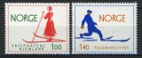 Norvegia 1975 - Schi, sport, serie neuzata