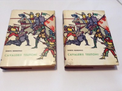 Cavalerii Teutoni de Henryk Sienkiewicz CARTONATE--RF15/2 foto