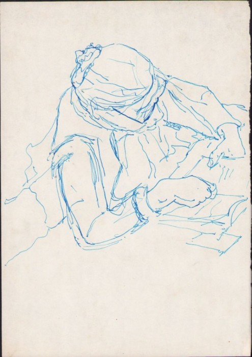 A1601 Schiță de Dimitrie &bdquo;Puiu&rdquo; Eitel, nesemnată