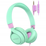 Casti audio On-Ear Mpow Che1 Pro Kid&#039;s, Verde