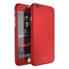 Husa IPAKY Glamour - Full Protection 360 - Iphone 6 / 6S (Red) cu Folie Protectie Ecran