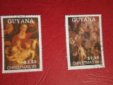 GUYANA, PICTURI - 2 SERII COMPLETE ȘTAMPILATE