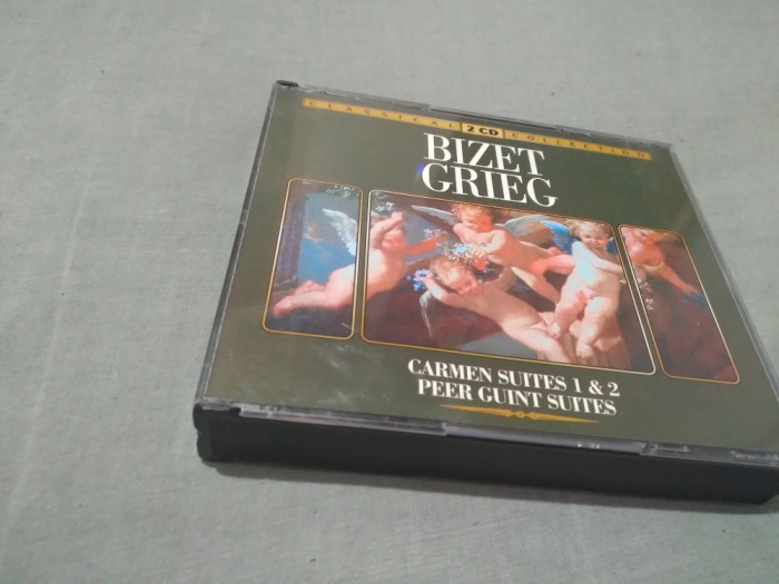 DUBLU DISC BIZET GRIEG 2 CD ORIGINALE