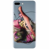 Husa silicon pentru Apple Iphone 7 Plus, Beautiful Hand Art