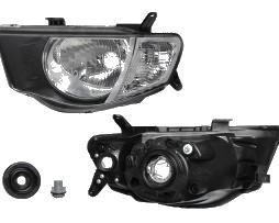 Far Mitsubishi L200 cabina lunga 12.2005-04.2010 DEPO partea Dreapta, tip bec H4 fara motoras , cu semnalizator alb foto