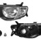 Far Mitsubishi L200 cabina lunga 12.2005-04.2010 DEPO partea Dreapta, tip bec H4 fara motoras , cu semnalizator alb