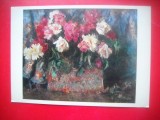 HOPCT 23249 FLORI- B V IUGANSON-1955 - MUZEE RUSIA - CP PICTURA --NECIRCULATA