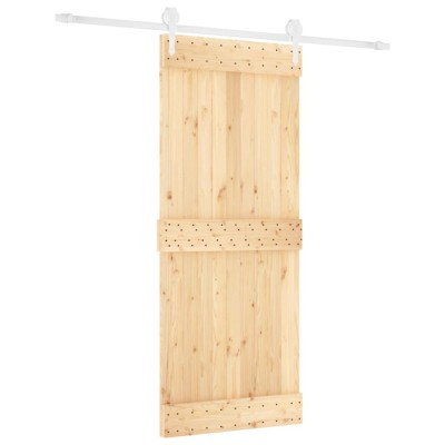 Usa glisanta cu set de feronerie 85x210 cm, lemn masiv de pin foto