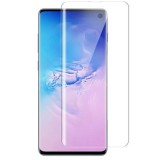 Folie Sticla Securizata Full Glue UV Samsung Galaxy S10, 9H, Transparenta 99.9%, Oleofobica, 2.5D
