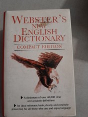 Webster&amp;#039;s new english dictionary, compact edition foto