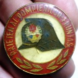 I.400 INSIGNA ROMANIA PIONIER PIONIERI PRIETEN AL POMPIERILOR FRUNTAS