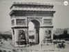 Arcul de Triumf si Turnul Eiffel -Paris , carti postale ncirculate , anii 1920, Necirculata, Printata