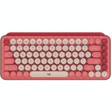 Tastatura wireless mecanica LOGITECH POP ROSE 920-010737