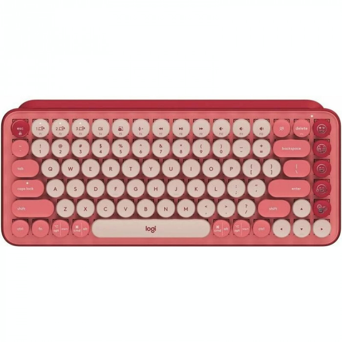 Tastatura wireless mecanica LOGITECH POP ROSE 920-010737