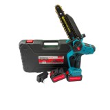 Cumpara ieftin Mini drujba electrica cu 2 acumulatori 8AH, 150mm, 8'', 7.5m/s, 2000rpm, Campion CMP1698