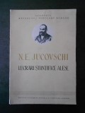 N. E. JUCOVSCHI - LUCRARI STIINTIFICE ALESE