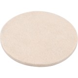 EXTOL PREMIUM disc de lustruit, alb, piele de miel (l&acirc;nă); 125 mm, 7 mm grosime, cu arici