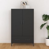vidaXL Dulap &icirc;nalt, negru, 70x31x115 cm, lemn compozit