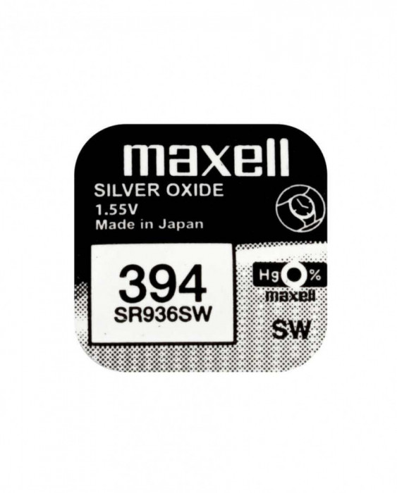 Baterie ceas Maxell SR936SW V394 AG9 1.55V oxid de argint 1buc