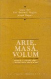 Arie, Masa, Volum (Indrumarea si incurajarea formarii si dezvoltarii acestor concepte la copii)